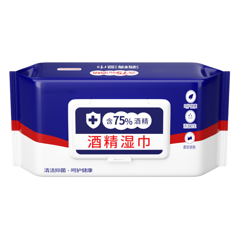 Factory Direct Sales down Jacket No-Wash Kitchen Cleaning Wet Wipes Rain-Proof and Anti-Fog Wet Wipes Oil Film Dirt Removal Toilet Paper