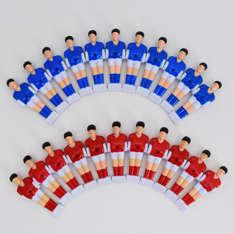 Foosball Table Accessories Miniature Player Figurines Tabletop Soccer Table Indoor