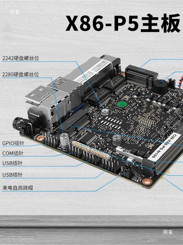 Changwang P5/P6 N100/N150/N355 Dual Network Port 2.5g D5 Nvme Soft Routing Qnas Host