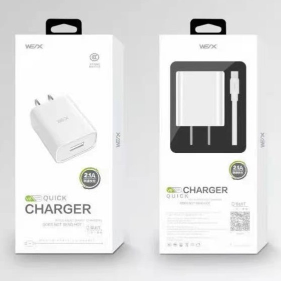 WLX charger for Android Apple typec charger set charging head
