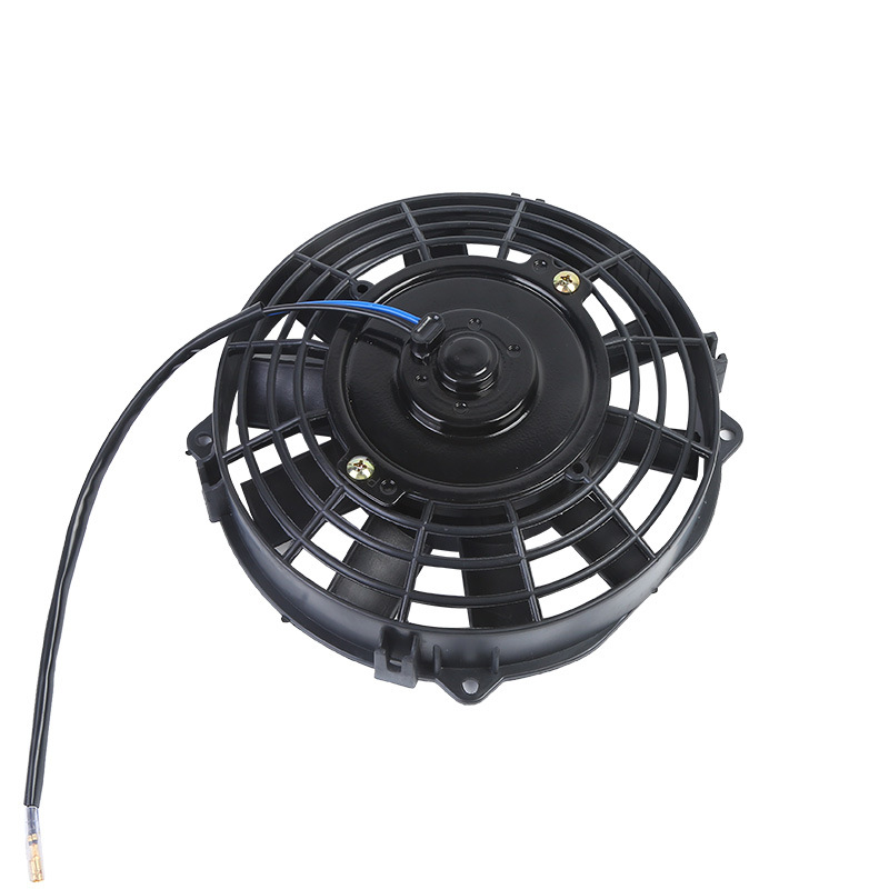 Cooling Fan 12V Car Air Conditioner Cooling Fan High Speed Fan 8inch Ultra-Thin Universal Car Digital Fan
