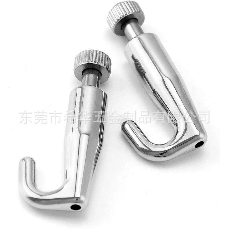 Sailor hook lock adjustable LED light box steel wire hanging rope accessories cabinet gallery slide rail hanging hook