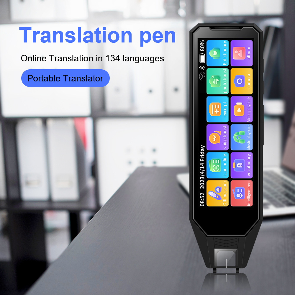 Voice translator device offline scan translation pen translation pen