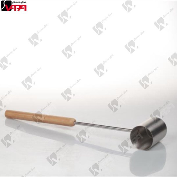 Foreign trade sauna stainless steel spoon 275ML Beauty Salon SPA Club dry steaming room spoon for water spraying