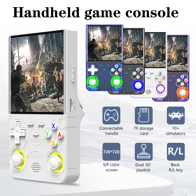 R36Ultra Handheld Game Console Portable Retro Arcade Linux Dual System Game 4.0 Handheld Psp