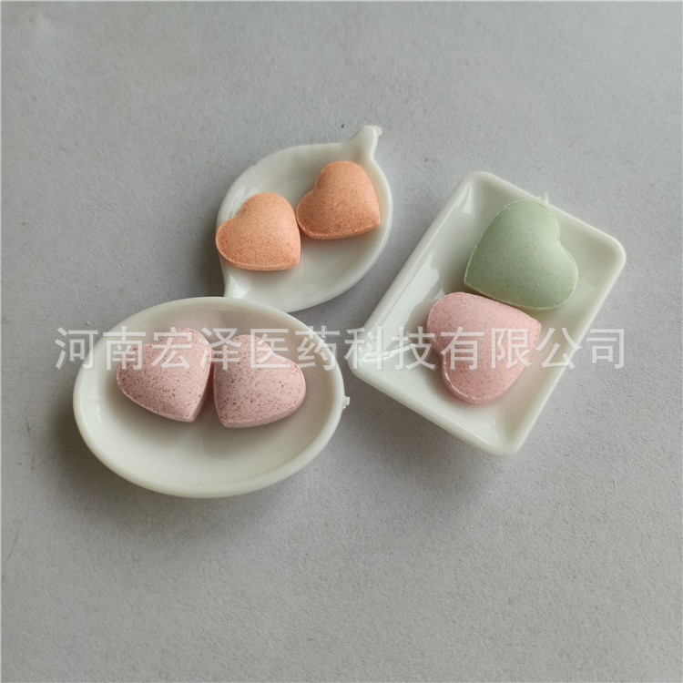 Oval Tablets, Tablet Candy Processing, Enzyme Tablets, Chewable Tablets, Dietary Fiber Tablets, Factory Direct Sales