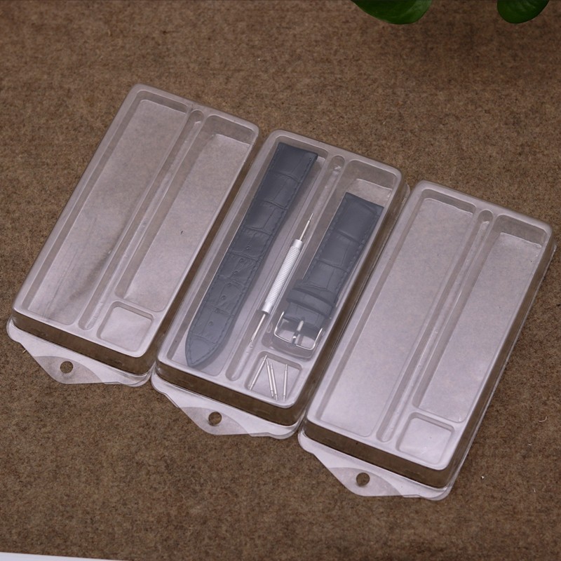 Factory direct storage box blister watch with box PVC transparent box PET plastic watchband colorless packaging box