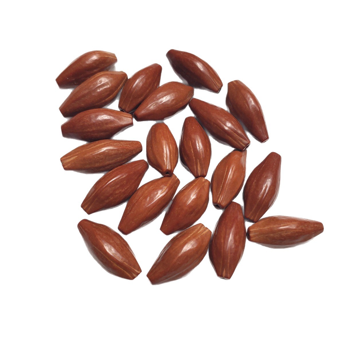 Olive Stone Raw Skin Whitening Cream, Long String Neck Hanging Bracelet for Men and Women, Plain Stone Beads, DIY Craft Accessories