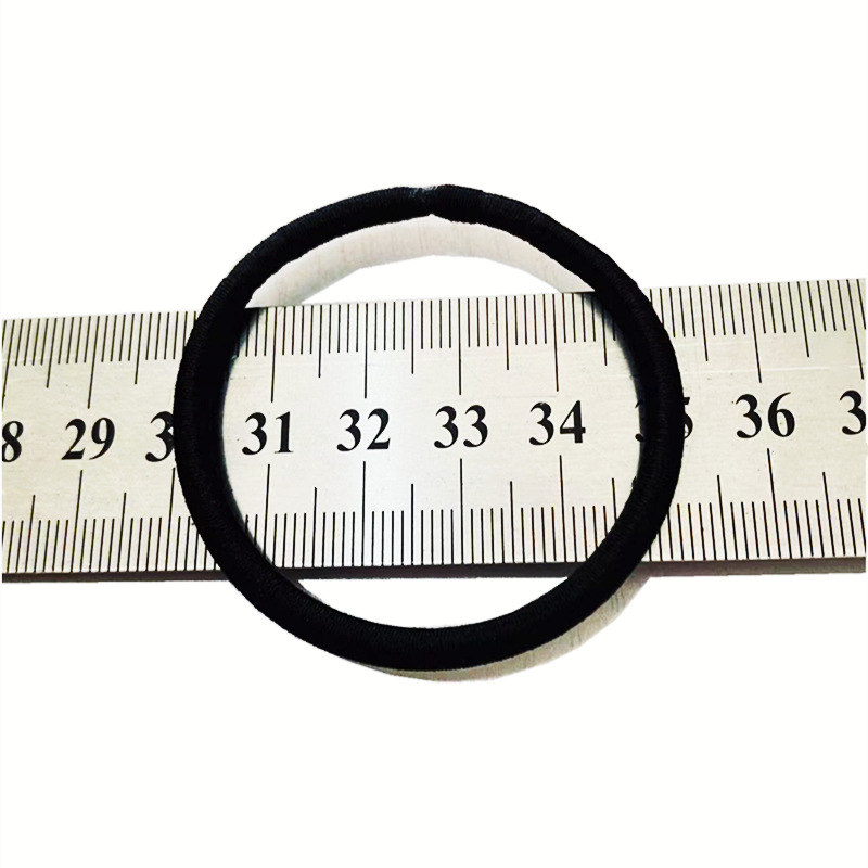 Бесшовная резинка для волос с возможностью маркировки высокоэластичная кожаная резинка аксессуары для волос оптовая продажа