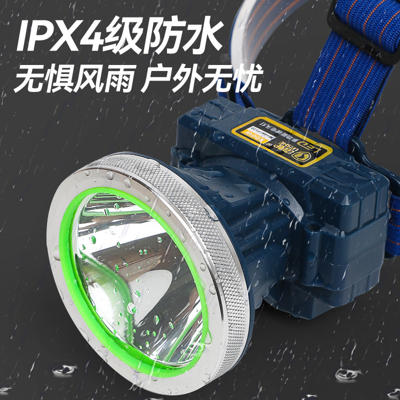 Wholesale Strong Light Laser Cannon Super Bright Led Rechargeable Lithium Battery Outdoor Head-Mounted Long-Life Induction Night Fishing Headlight