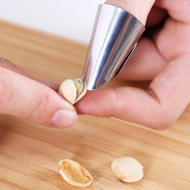 Защита для пальцев Эдамаме, защитное покрытие для пальцев из нержавеющей стали, инструмент для очистки бобов