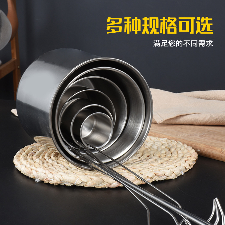 Stainless steel wine spoon non-magnetic round handle wine lifting and measuring device 2 yuan shop best selling vinegar hanging spreader scoop wine spoon