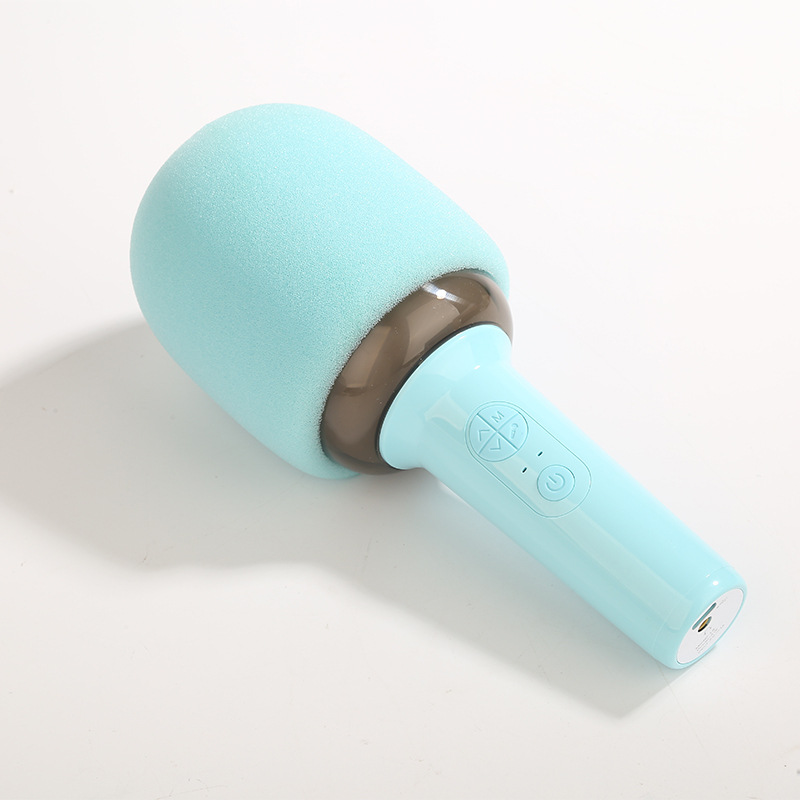 Cross-Border Karaoke Microphone Karaoke Kidsren's Singing Entertainment Mobile Tv Wireless Bluetooth Audio Integrated Microphone