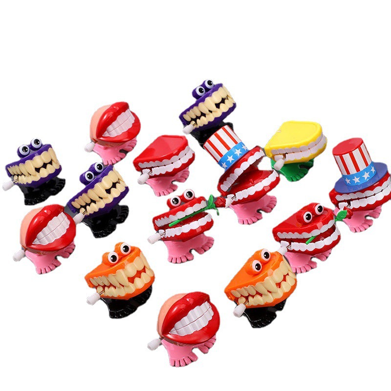 Dental Stomatology Clinic Opening Activities Small Gifts Children's Toys Coil Jumping Teeth Bouncing Teeth