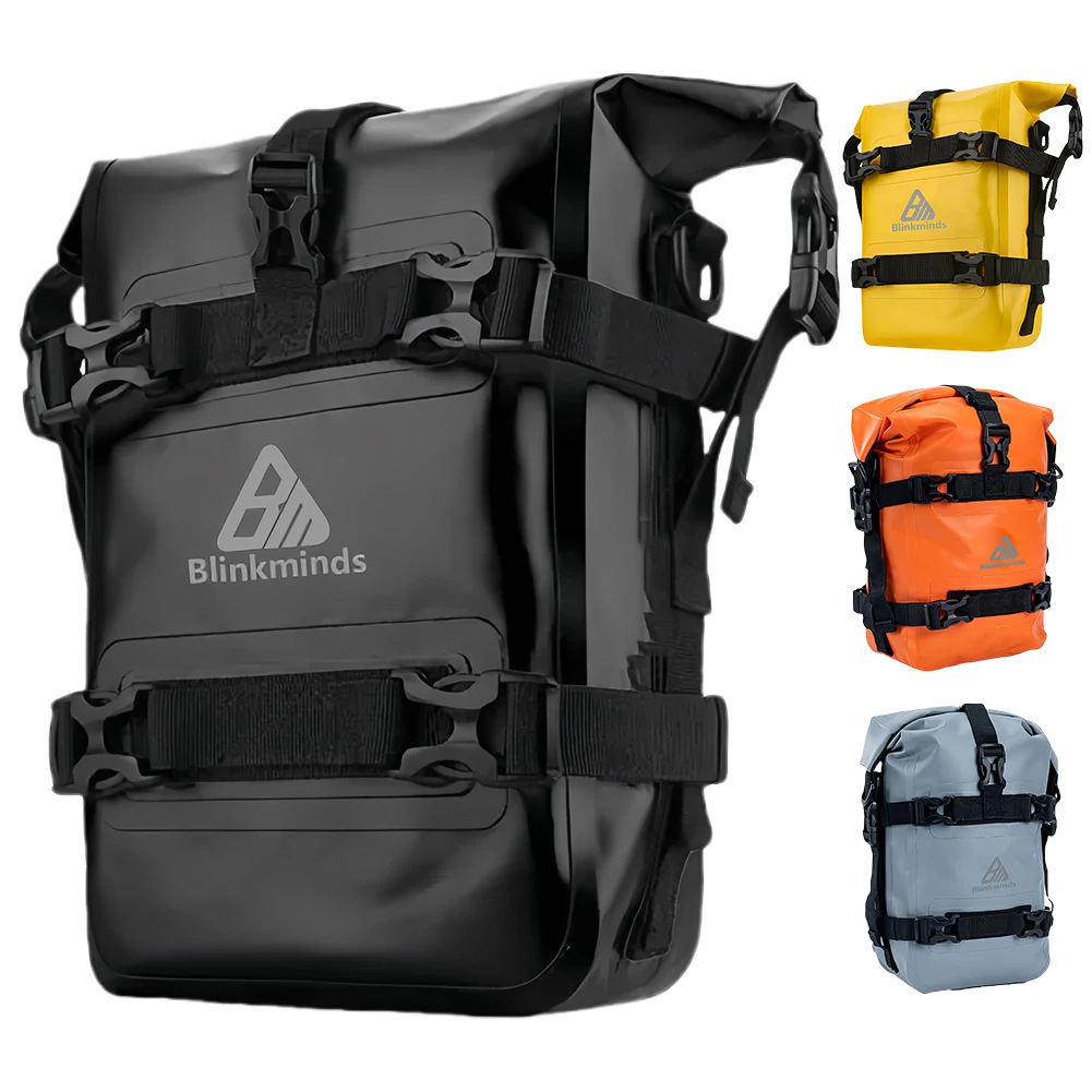 Cross-border motorcycle riding bumper side bag large capacity tool waterproof quick release side hanging motorcycle travel bar bag