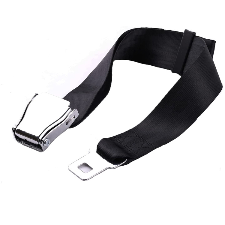 Two-Point Aircraft Buckle Adjustable Safety Belt Extension Belt Aircraft Large Adjustable Extension Belt Extension Belt Telescopic Belt