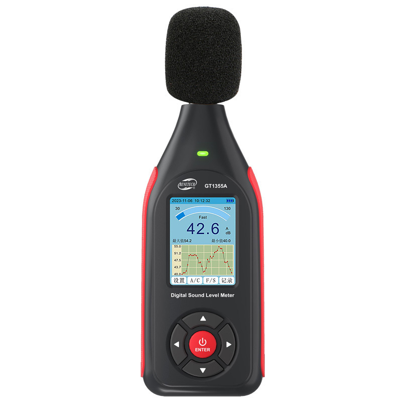 BENETECH/standard intelligence GT1355A noise meter decibel meter sound level noise volume tester with software storage