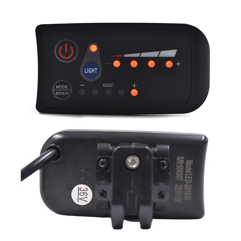 Factory Direct Sales Smart Lcd Led-S810 Lithium Battery Two-Wheel Electric Bicycle Instrument Display Digital Display