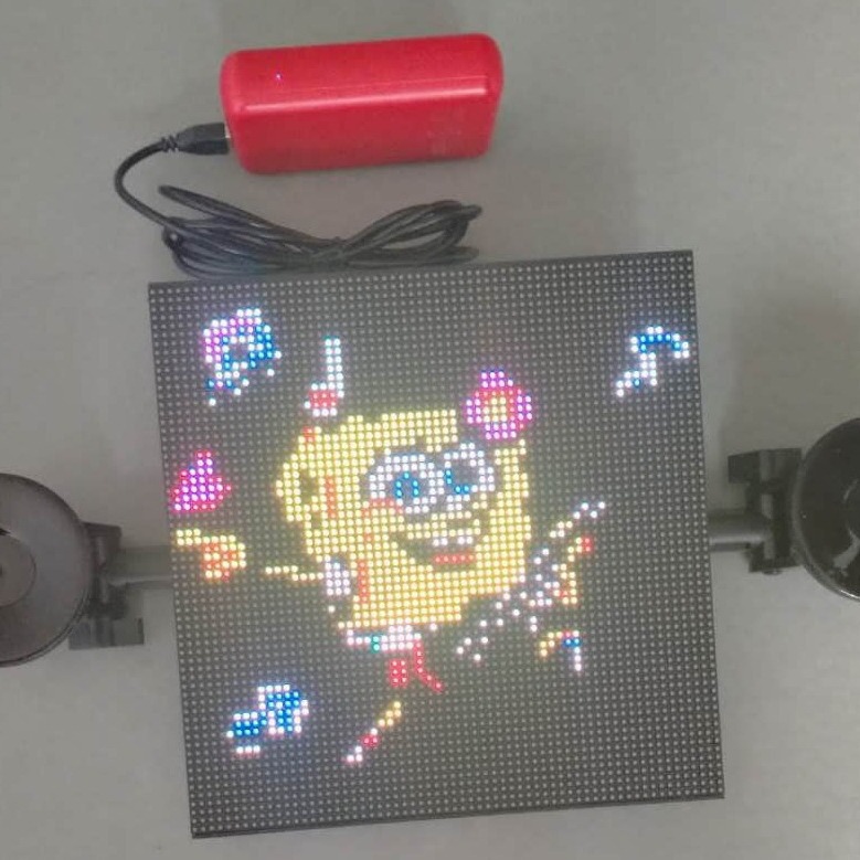 Экран выражения Tiktok, улыбающийся экран, производитель прямых продаж, крепление для автомобиля