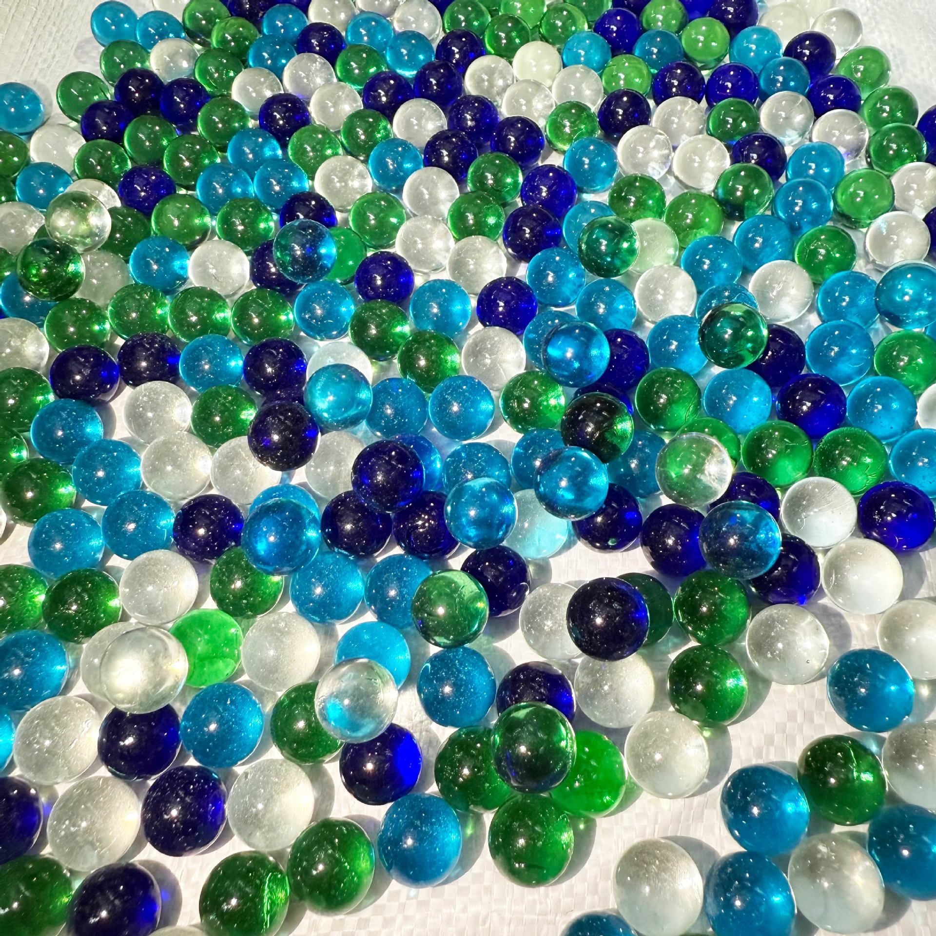 Game Machine Colored Marbles Wholesale Children's Toys Nostalgic Glass Beads 14mm 16mm Glass Beads Glass Marbles