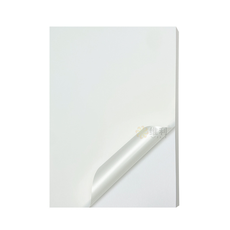 Inkjet Glossy Pp Synthetic Self-Adhesive Sticker Custom Printed Color Spray Glossy Label Sticker Wine Label Tea Seal Sticker