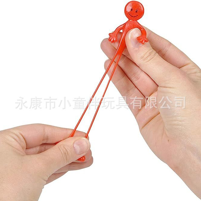 Amazon emoji villain TPR soft material villain sticky soft glue climbing wall villain vent toy soft glue villain