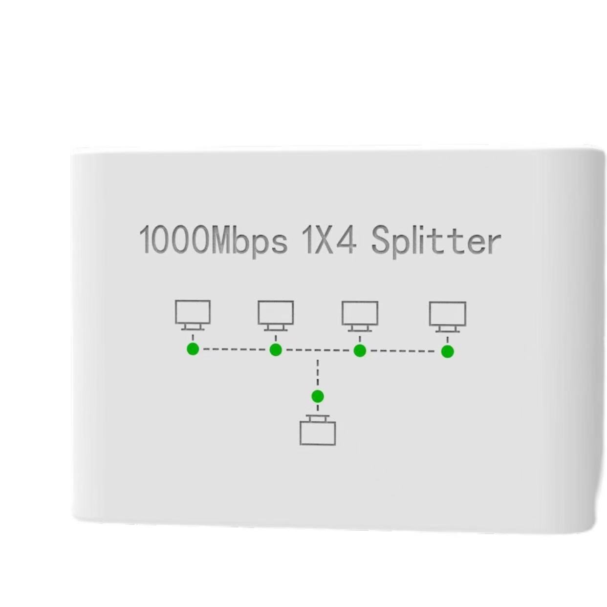 Cross-Border Gigabit 5-Port Switch Security Monitoring Desktop Hub USB Powered Adaptive Ethernet Switch