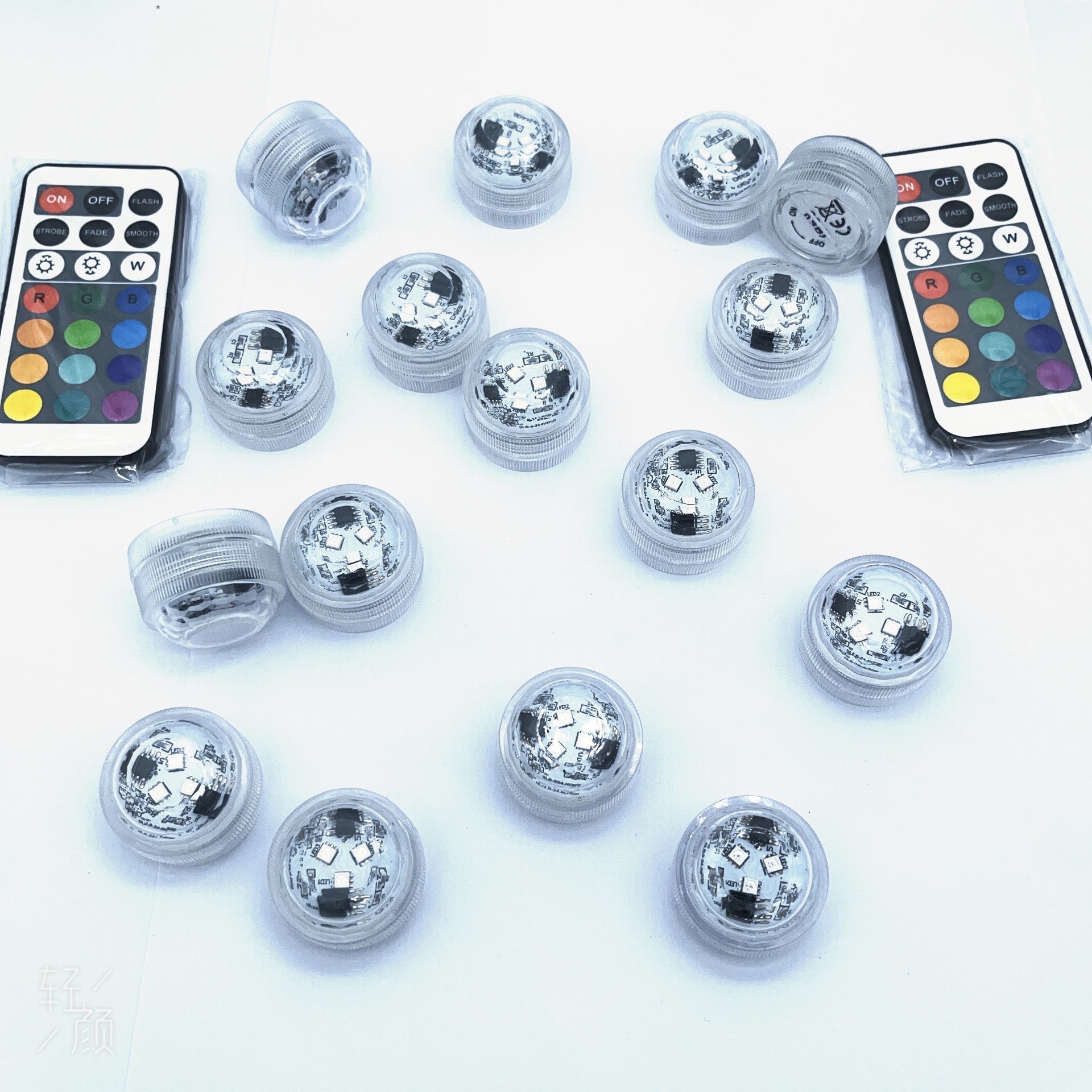 Пульт дистанционного управления RGB декоративный мигающий свет, многоцветный синхронизированный пульт управления цветным подводным светом, свет для аквариума, свеча, свет для рыбок