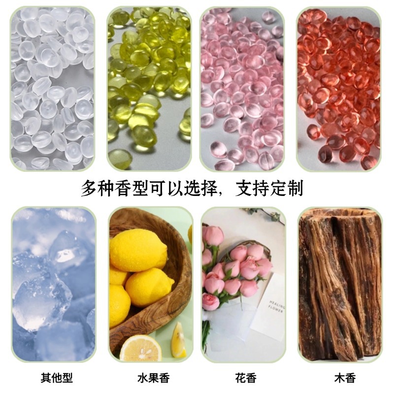 Wholesale Luzhou-flavor EVA Granules Transparent Filled Fragrant Beads Car Aromatherapy Replacement Supplement Cross-border Sachlet Diy Granules