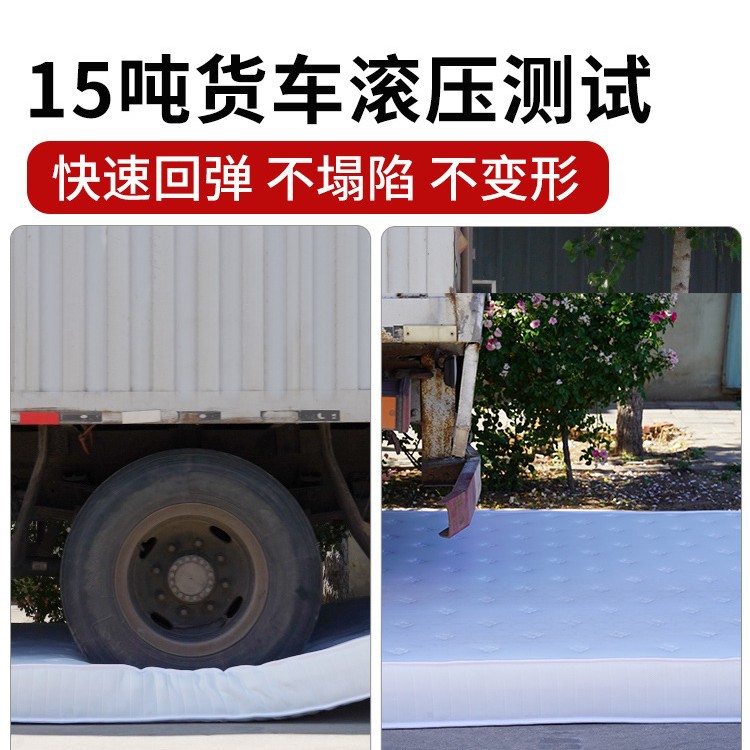 Latex Hotel and Guesthouse Simmons Mattress, 20cm Thick, for Home Use, Rental, Independent Spring Dormitory Mattress, Foshan Factory