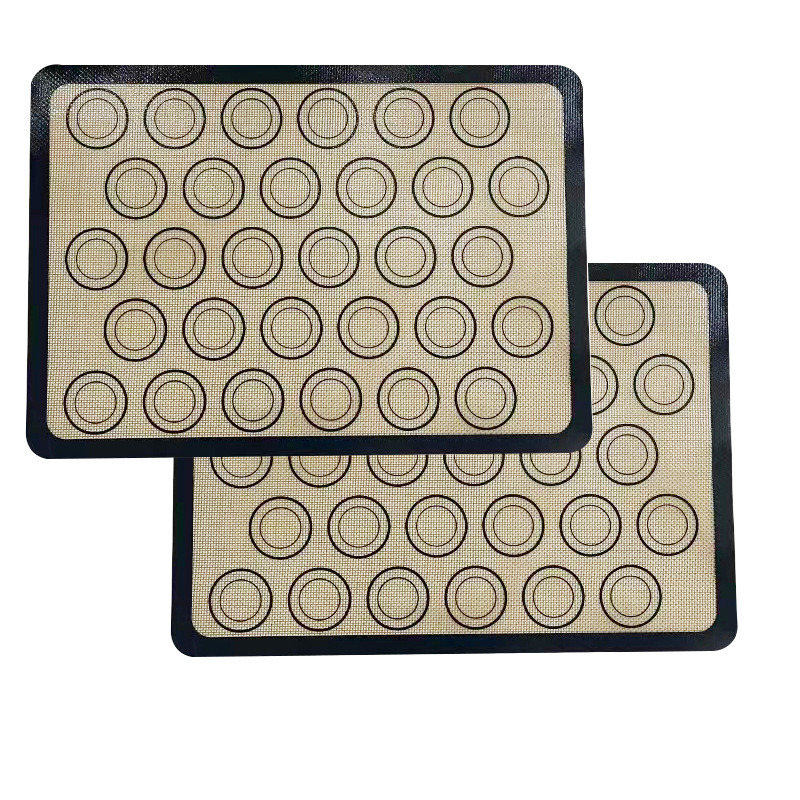 Popular Macaron Oven Mat Cookie Silicone Baking Mat No Smell Sugar Painting Silicone Macaron Baking Mat