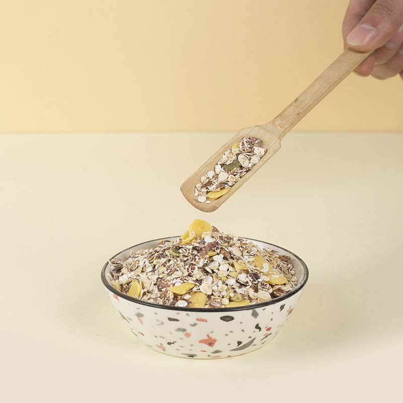 Chia seed prune oatmeal diet greasy sedentary coarse grains ready-to-eat breakfast meal substitute non-boiled oatmeal