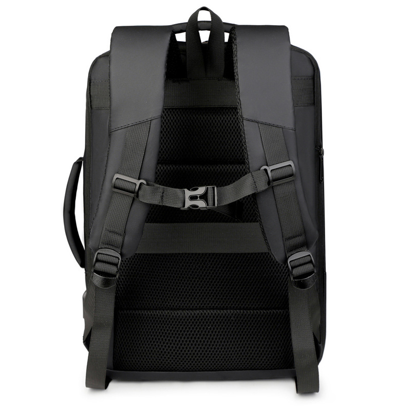 Backpack College Students Commuter High-Level Sense Backpack Men's Fashionable Large Capacity Expandable Business Handbag for Men