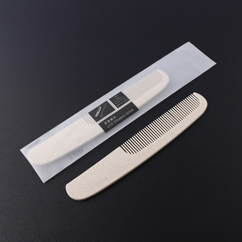 Disposable straw comb hotel hotel travel professional long comb homestay room toiletries factory direct sales