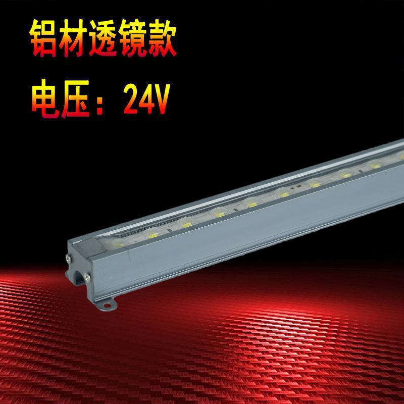 Led Guardrail Tube Colorful Monochrome Line Light Digital Tube Neon Outdoor Waterproof Advertising Lighting Outline Marquee