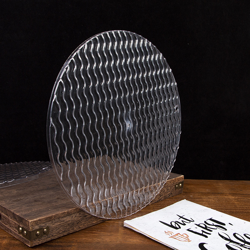 Customized Thickeneded Double-Sided Non-Stick Dumpling Curtain Household Plastic Dumpling Tray High-Value Round Mat Placement Tray