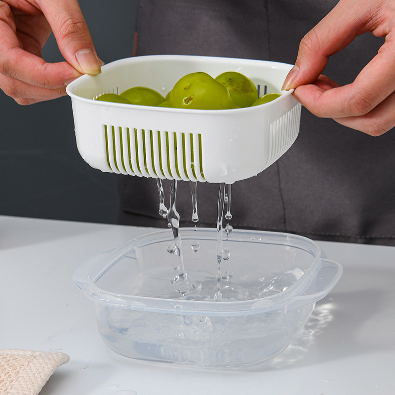 Rice Preservation Box, Microwaveable Leftover Rice Heating, Portable Lunch Fruit Storage Box for Office Workers, Frozen Preservation Box