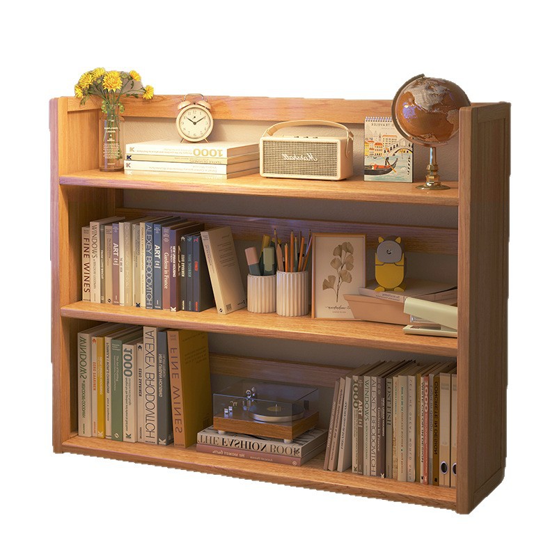 Simple Desktop Bookshelf Dormitory Multi-Layer Storage Rack Home Student Desk Organization Shelf Home with Drawer Storage Rack