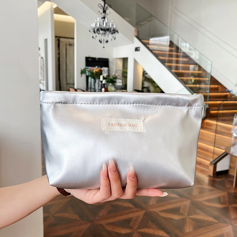 Косметичка из холста, портативная, для хранения косметики, сумка для стирки