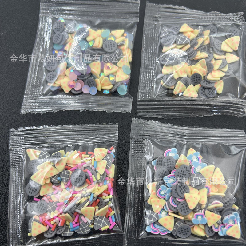 Factory supply soft clay chip simulation biscuit cheese soft clay rainbow pearl with diy accessories