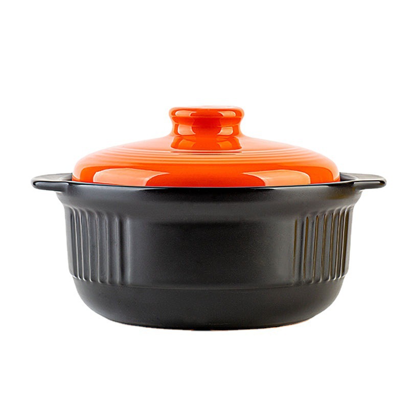 Kangshu Casserole High Temperature Resistant Stew Pot Japanese Style Household Soup Pot Open Fire Direct-burning Ceramic Pot Large Capacity Soup Pot Stone Pot