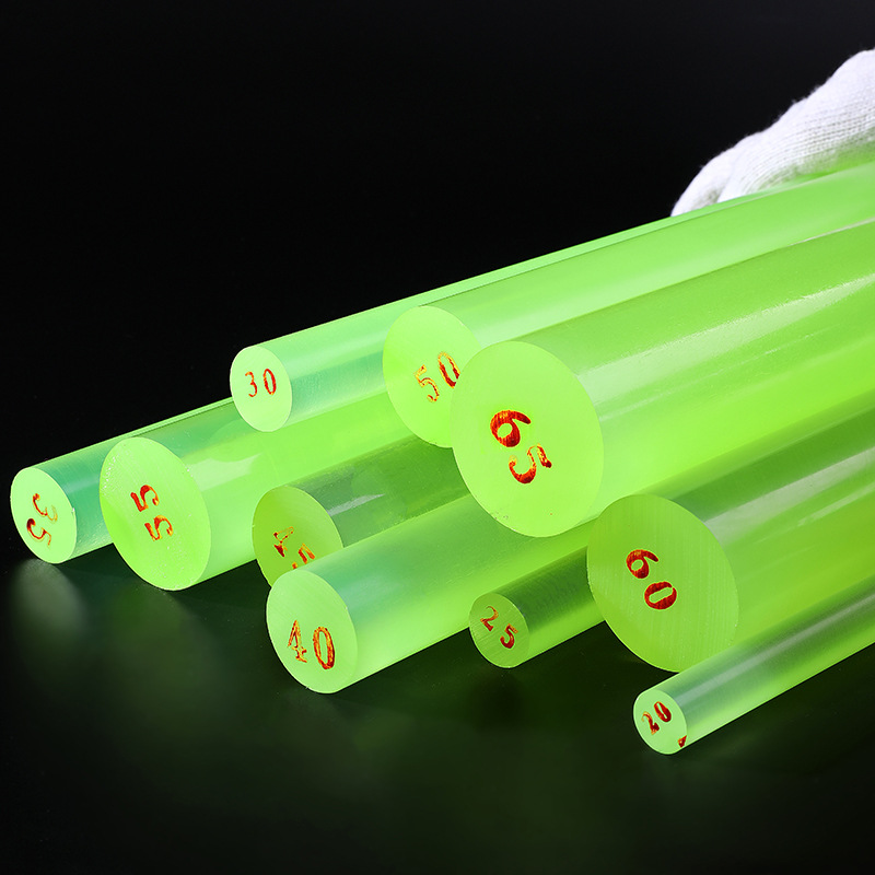 Manufacturer polyurethane pu rod high wear resistance high elasticity high temperature resistant in stock high strength glue solid bar