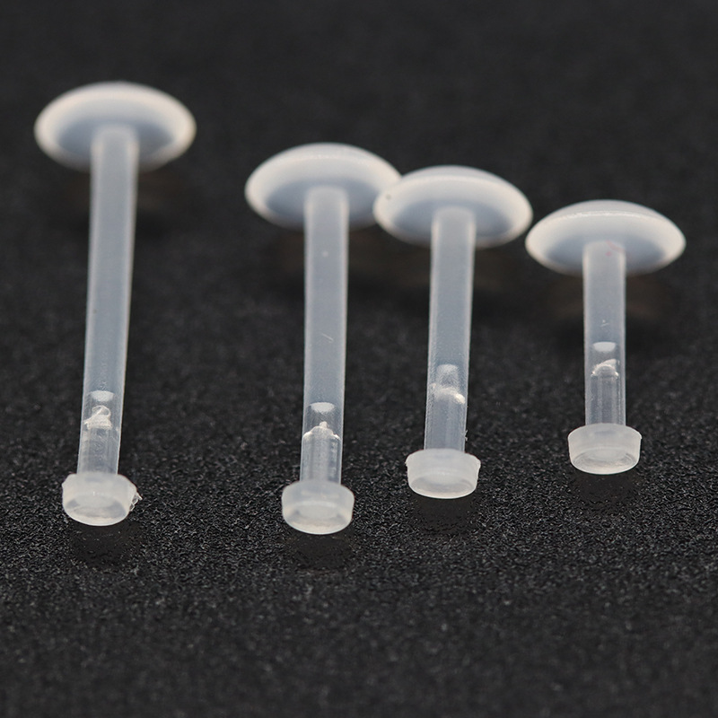 Прозрачные невидимые акриловые губные стержни для пирсинга ювелирные изделия мягкий стержень оптовая продажа