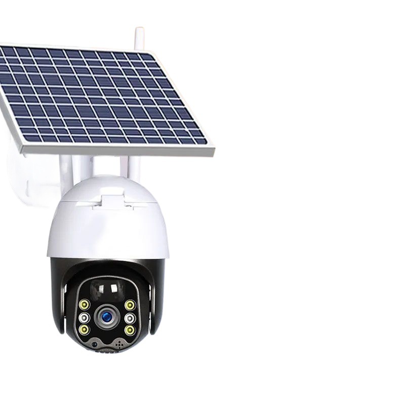 Solar Surveillance Camera 360-Degree No Blind Spots Mobile Phone Remote Ultra-Clear Full-Color Night Vision Home Outdoor Waterproof m