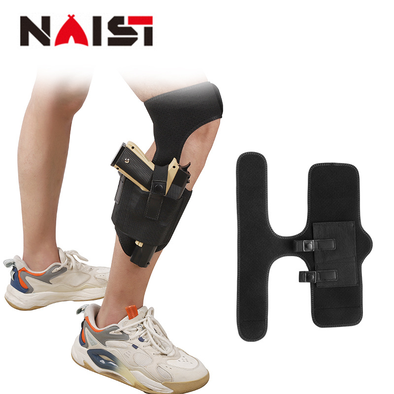 Тактический наружный кобура для ноги, невидимая кобура для быстрого извлечения, дышащий материал для пистолета, кобура на голени