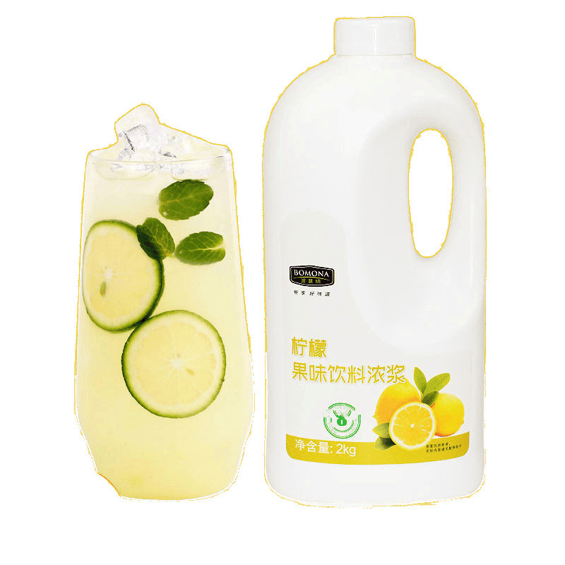 Special Thick Syrup for Milk Tea Shop, Used for Baking Cakes, Commercial Beverage Base, High-Concentration Lemon Juice Concentrate