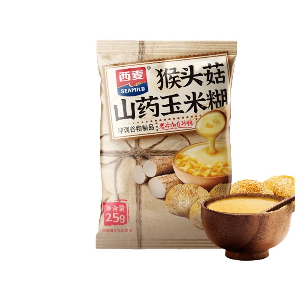 [Ximai Hericium Yam Corn Paste 25g] Independent Portable Dietary Fiber Nutritional Food Corn Paste