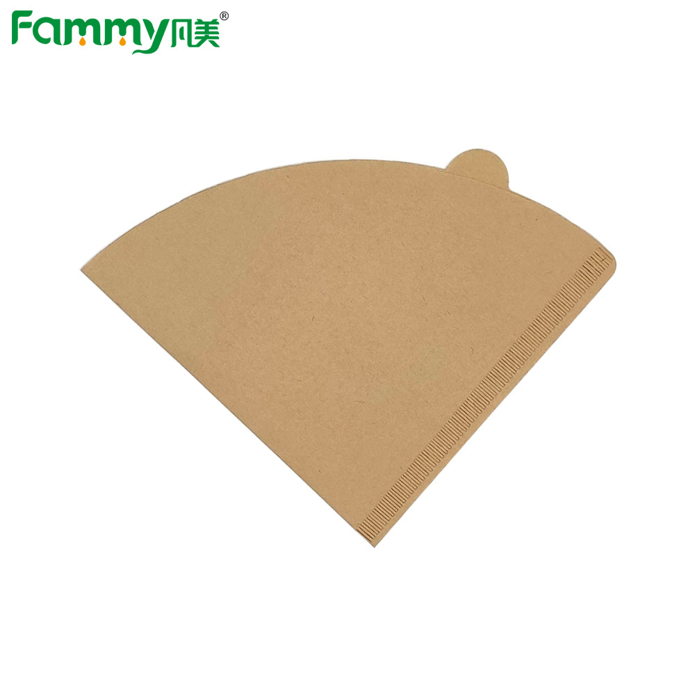 V-shaped hand-punched coffee filter paper V60 filter Cup bag filter paper cone-shaped hand-punched coffee filter paper raw wood pulp Japan