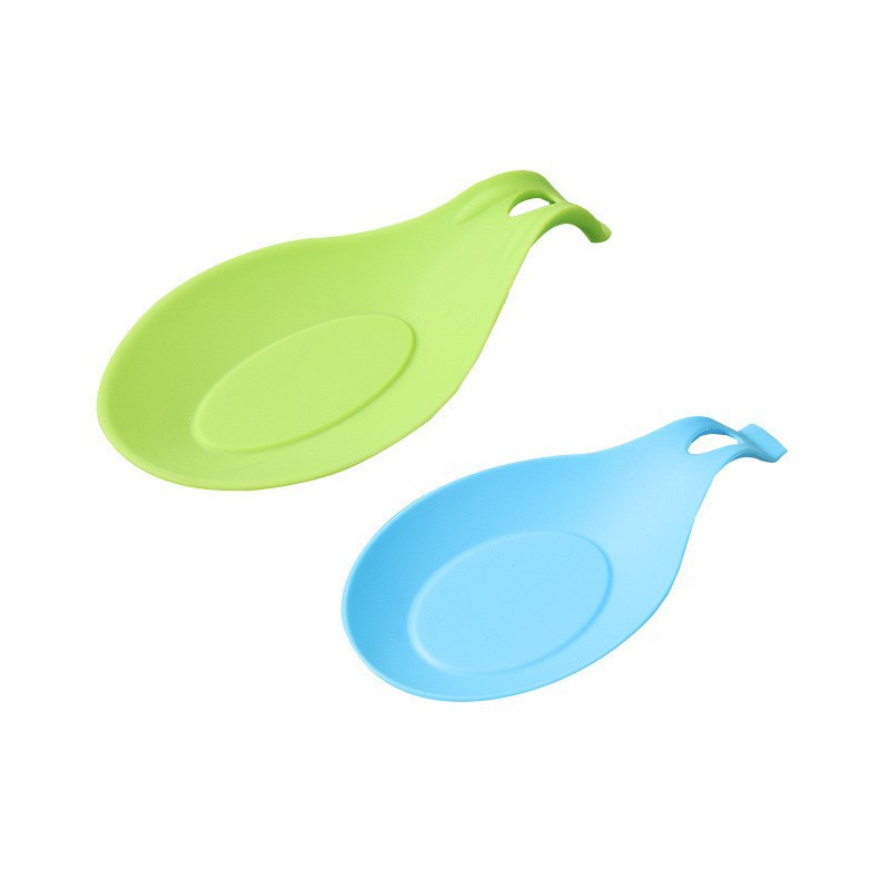 Household Kitchen Spoon Mat Soft Rubber Insulated Spoon Mat Spatula Mat Easy to Clean Spoon Mat