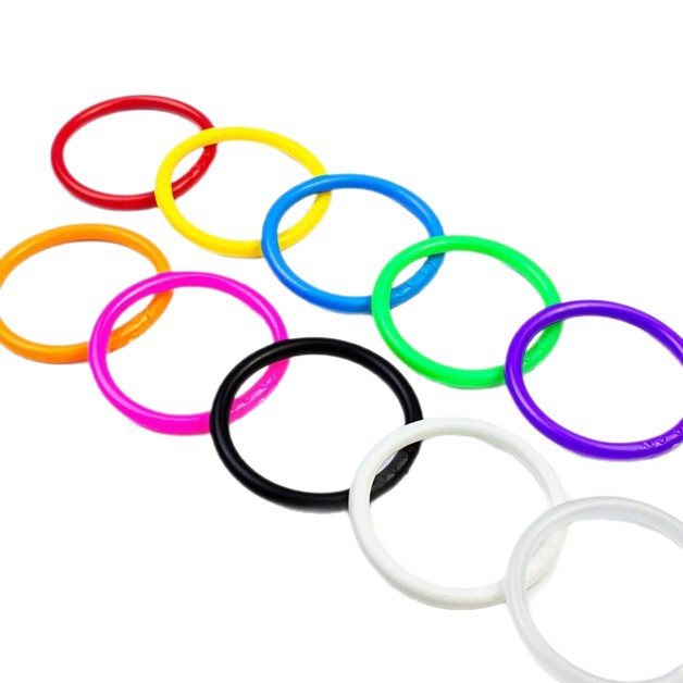 Directly from the Manufacturer, High-Toughness Double-Button Color Binding Plastic Buckle Ring Book Ring Handbook Book Card Loose-Leaf